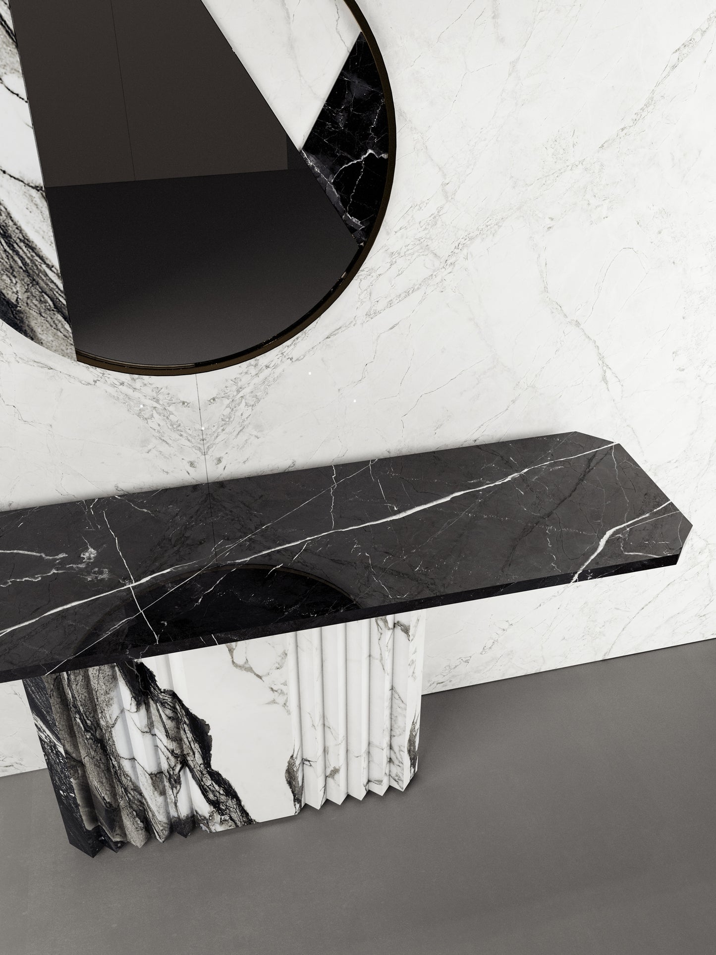 Marmi Calacatta Black (Full Lappato)