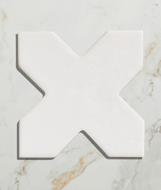 Fez Porcelain White Cross