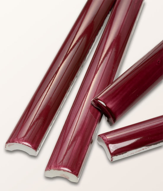 Raspberry Colored Ceramic STUDIO Jamboree Handpainted Raspberry Beading Handpainted Gloss Finish ...