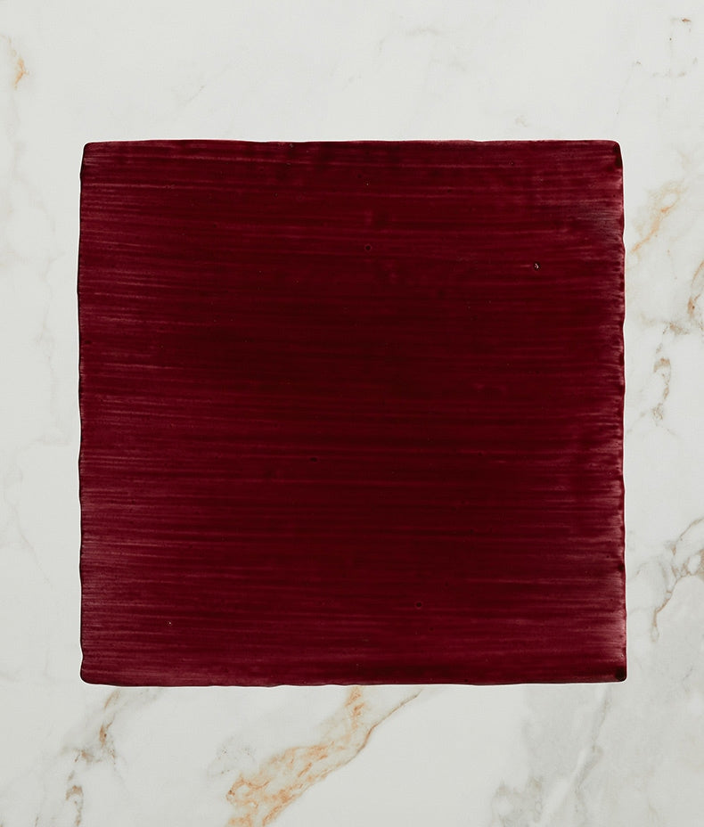Raspberry Colored Ceramic STUDIO Jamboree Handpainted Raspberry Field Handpainted Gloss Finish ...