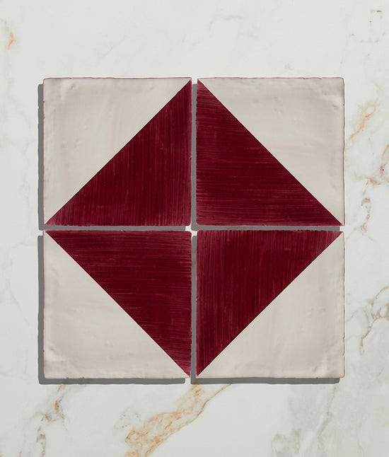 STUDIO Jamboree Handpainted Raspberry Tri Handpainted Gloss Finish ...