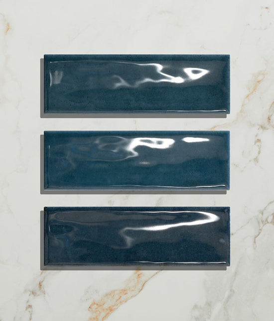 Load image into Gallery viewer, Petite Porcelain Blue Gloss Finish
