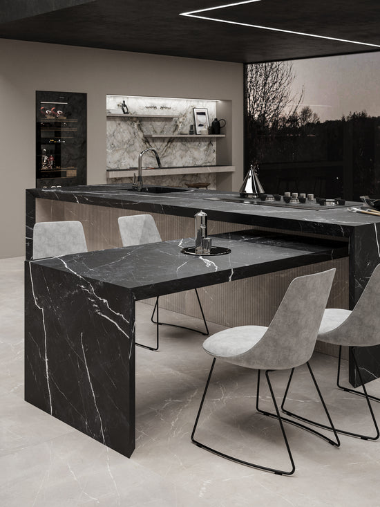 Marmi Calacatta Black (Full Lappato)