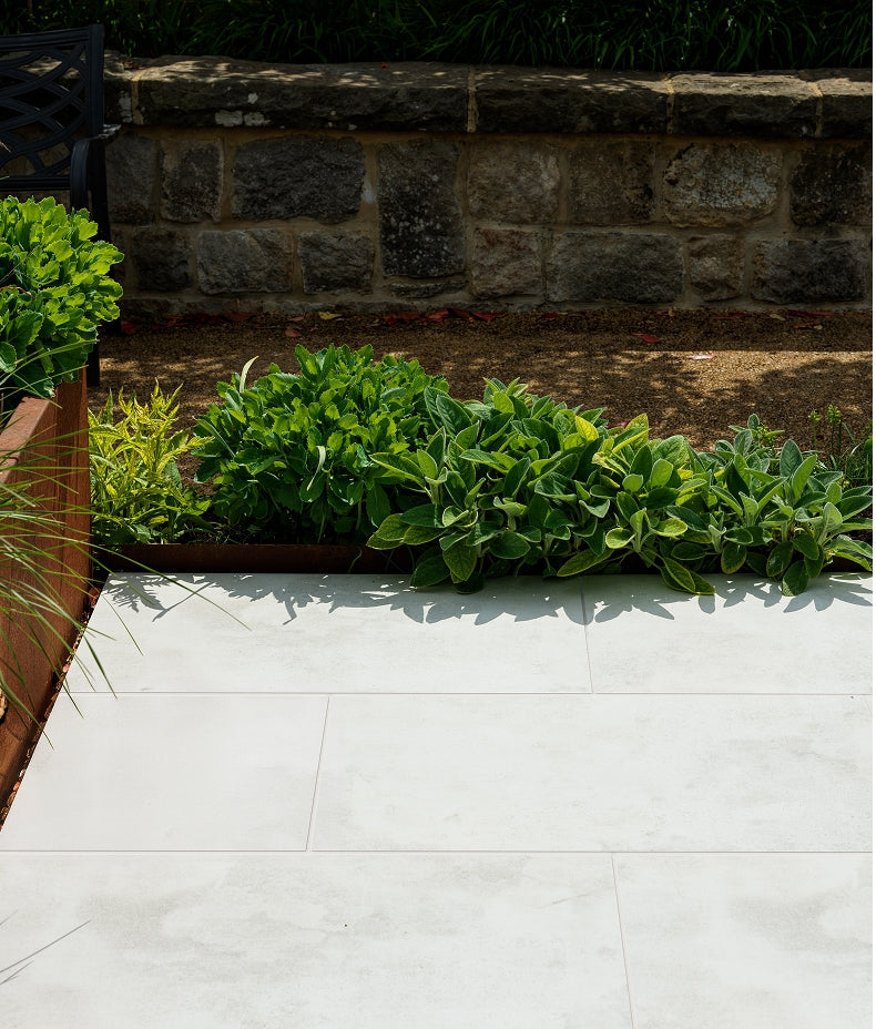 Southdown Paving Textured Finish - Cream/Off-White Limestone Effect ...
