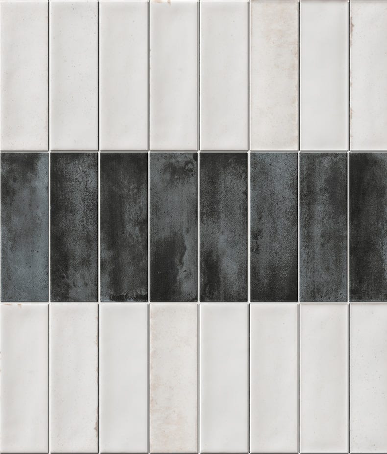 Scene Graphit Tile Petite Porcelain Graphite by Ca'Pietra - Matt Graphite Metro Effect ...