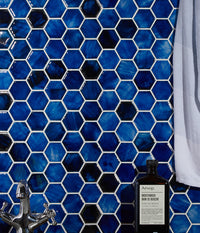 Akazu Porcelain Mosaic Cobalt