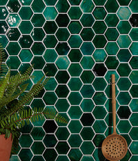 Akazu Porcelain Mosaic Emerald