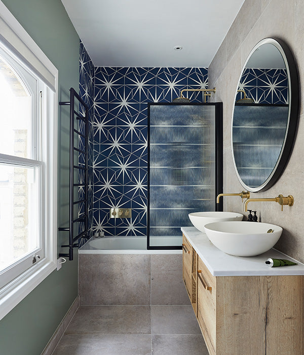 Lily Pad Porcelain Admiral by Ca'Pietra - Blue Decorative and Patterned ...