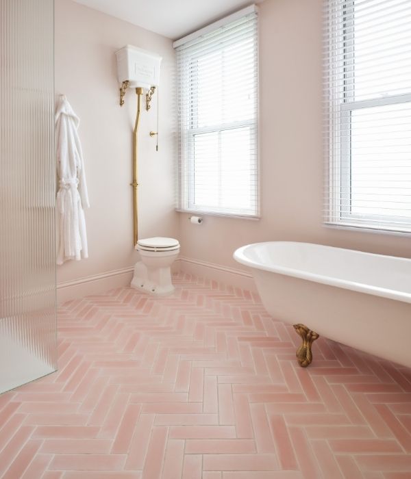 Medina Brick Porcelain Rosa by Ca'Pietra - Pink Decorative and ...