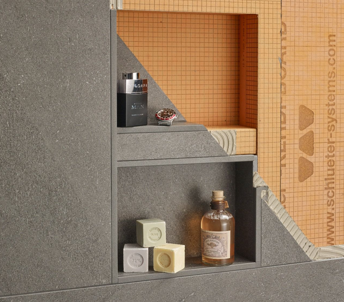 Shower niche hot sale schluter