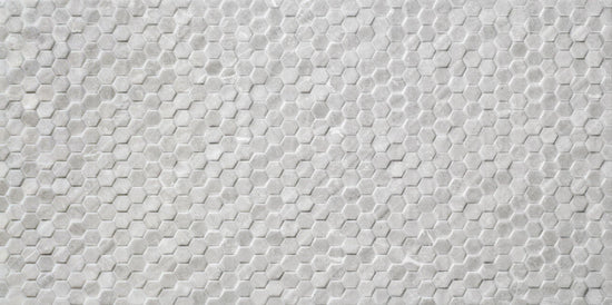 Zen Silver Hexagon Texture - European Heritage Ltd.
