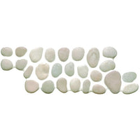 Beige Hawaii Border Pebble Mosaics