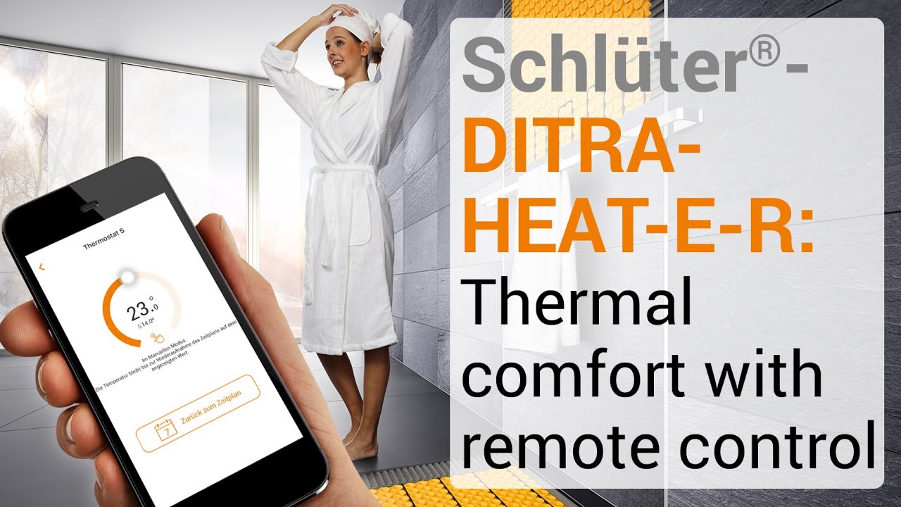 Schluter Ditra Heat E R (R5) Wifi Digital Thermostat Set