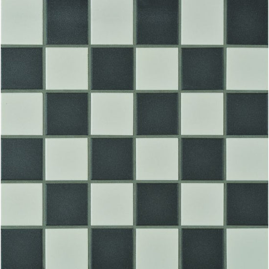 Black and White Chequerboard Prefabricated Sheets Victorian / Edwardian Style