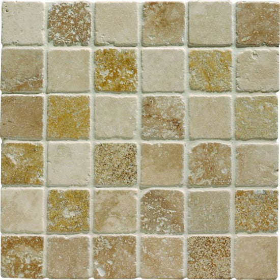 Load image into Gallery viewer, Mixed Travertine 4.8 Venetian Stone Mosaic

