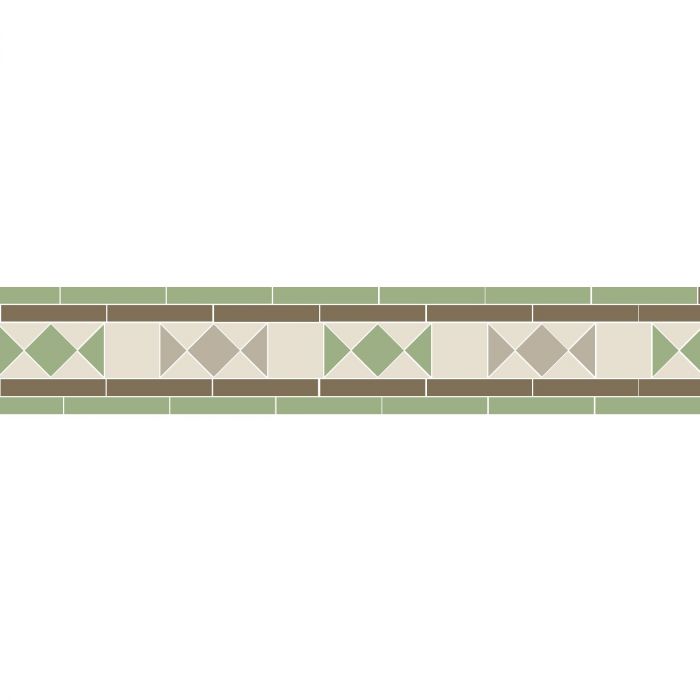Conrad Spring Green and Chester Mews - Border Effect Matt Quarry Tiles ...